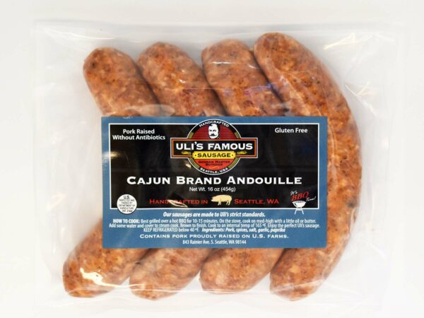 Uli's Famous Cajun Pork Andouille Spicy Sausage Seattle WA