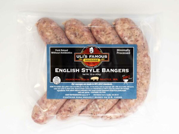 Uli's Famous English Bangers - Best Sausage Company Seattle WA