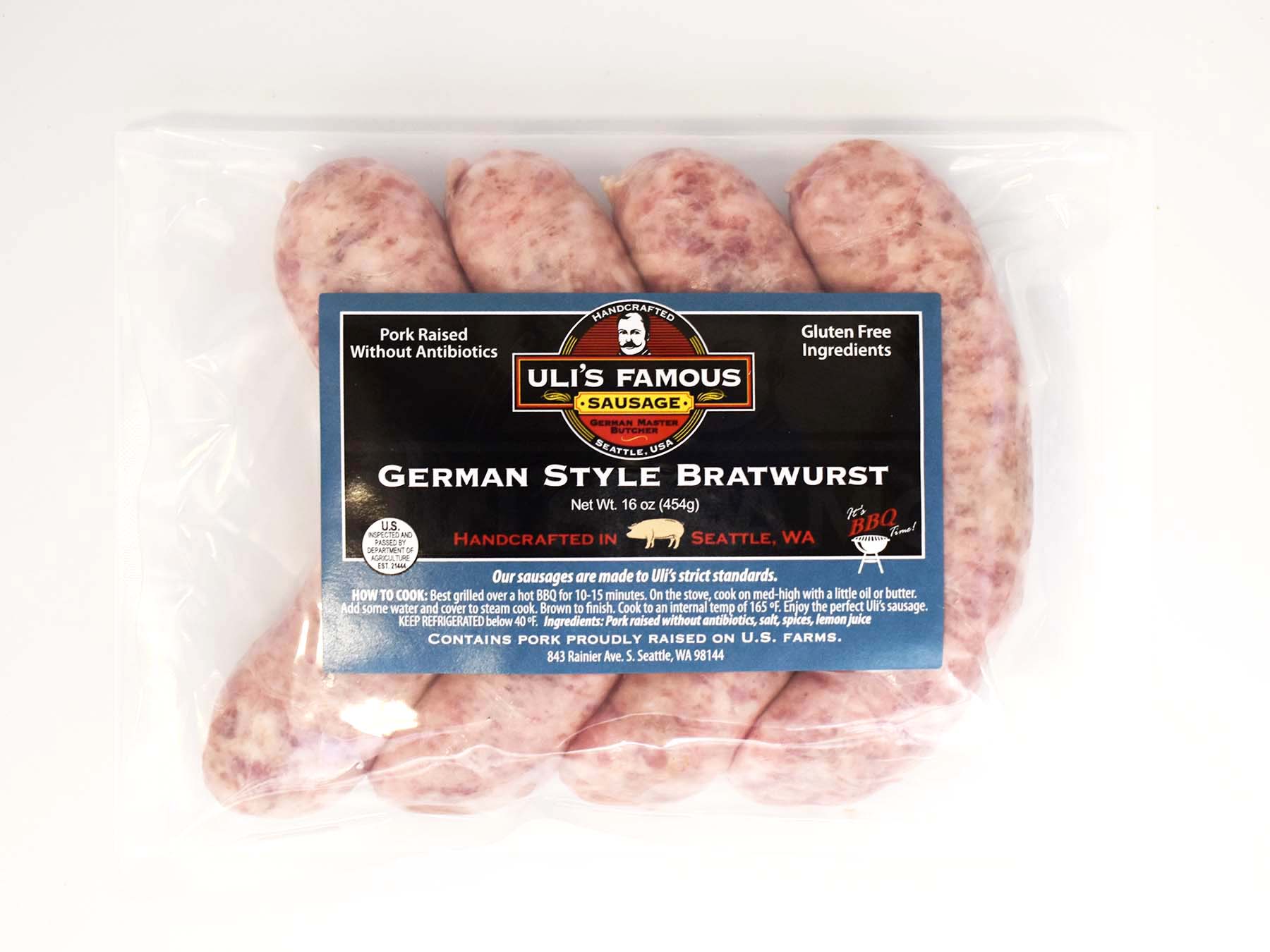 Uli's Famous German Brat Sausage Market Seattle WA