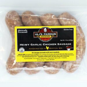 Uli's Famous Heavy Garlic Chicken Sausage Seattle WA