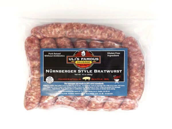 Uli's Famous Nurnberger Style Bratwurst Sausage Vendors Seattle, WA