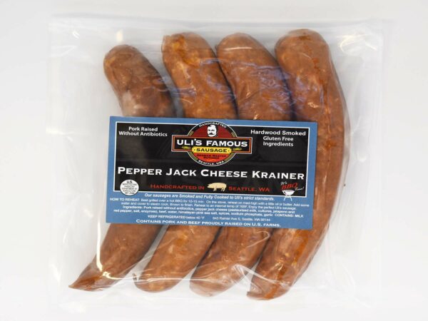 Uli's Famous Smoked Pepper Jack Best Sausage Company Seattle WA