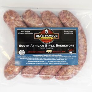 Uli's Famous South African Boerewors Special Sausage Seattle WA