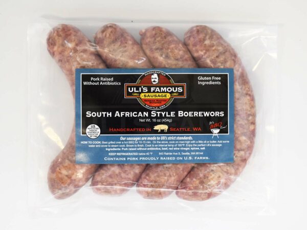 Uli's Famous South African Boerewors Special Sausage Seattle WA