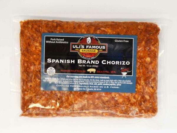 Uli's Famous Spanish Chorizo Spicy Sausage Seattle WA