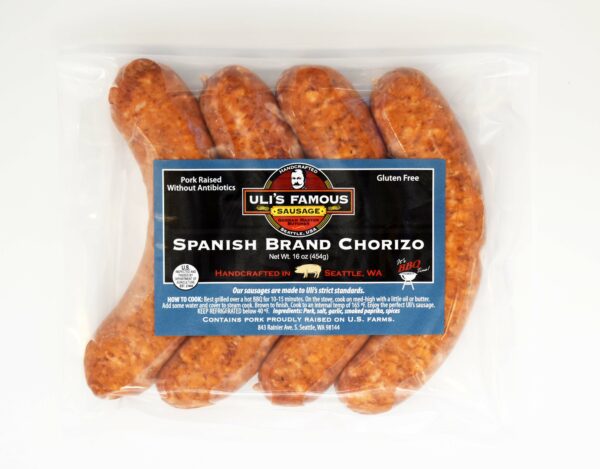 Uli's Famous Spanish Chorizo Spicy Sausage Seattle WA