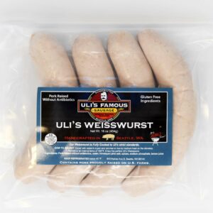Uli's Famous Weisswurst Special Sausage Seattle WA
